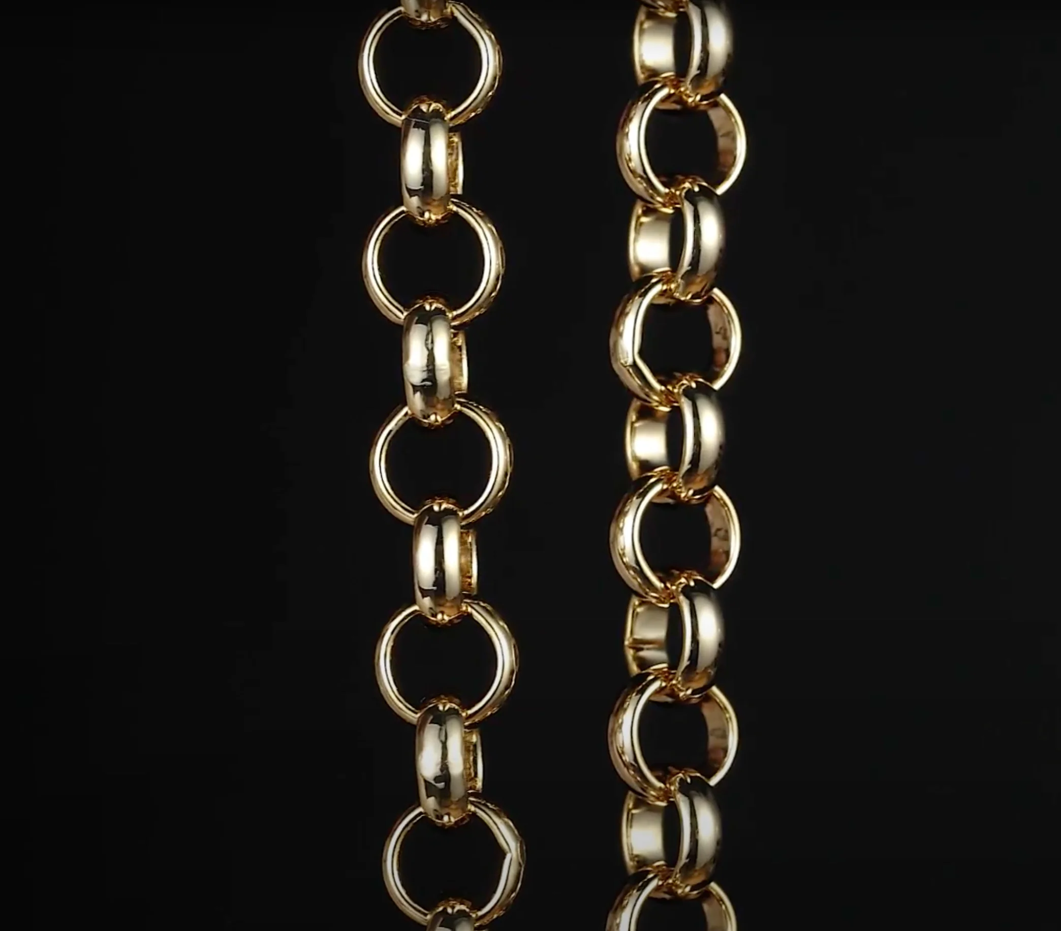 New 10mm Gold Classic Belcher Chain - 30 Inch - Image 4