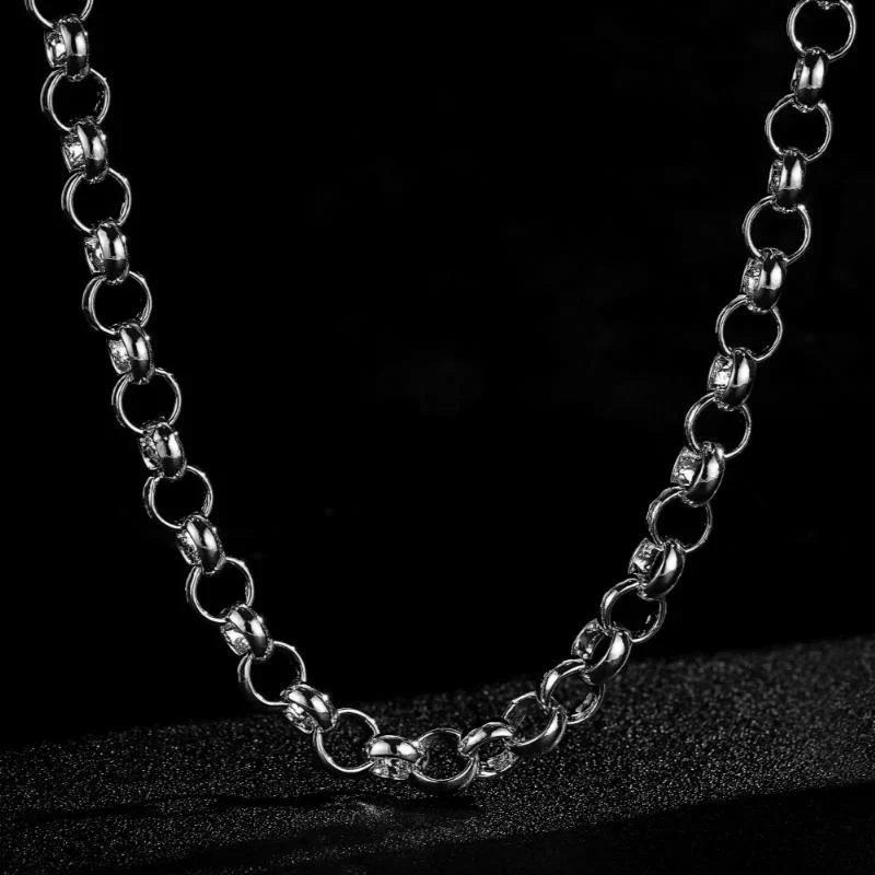 10mm Silver-Filled Diamond Cut Belcher Chain 24 Inch Unisex (New) - Image 2