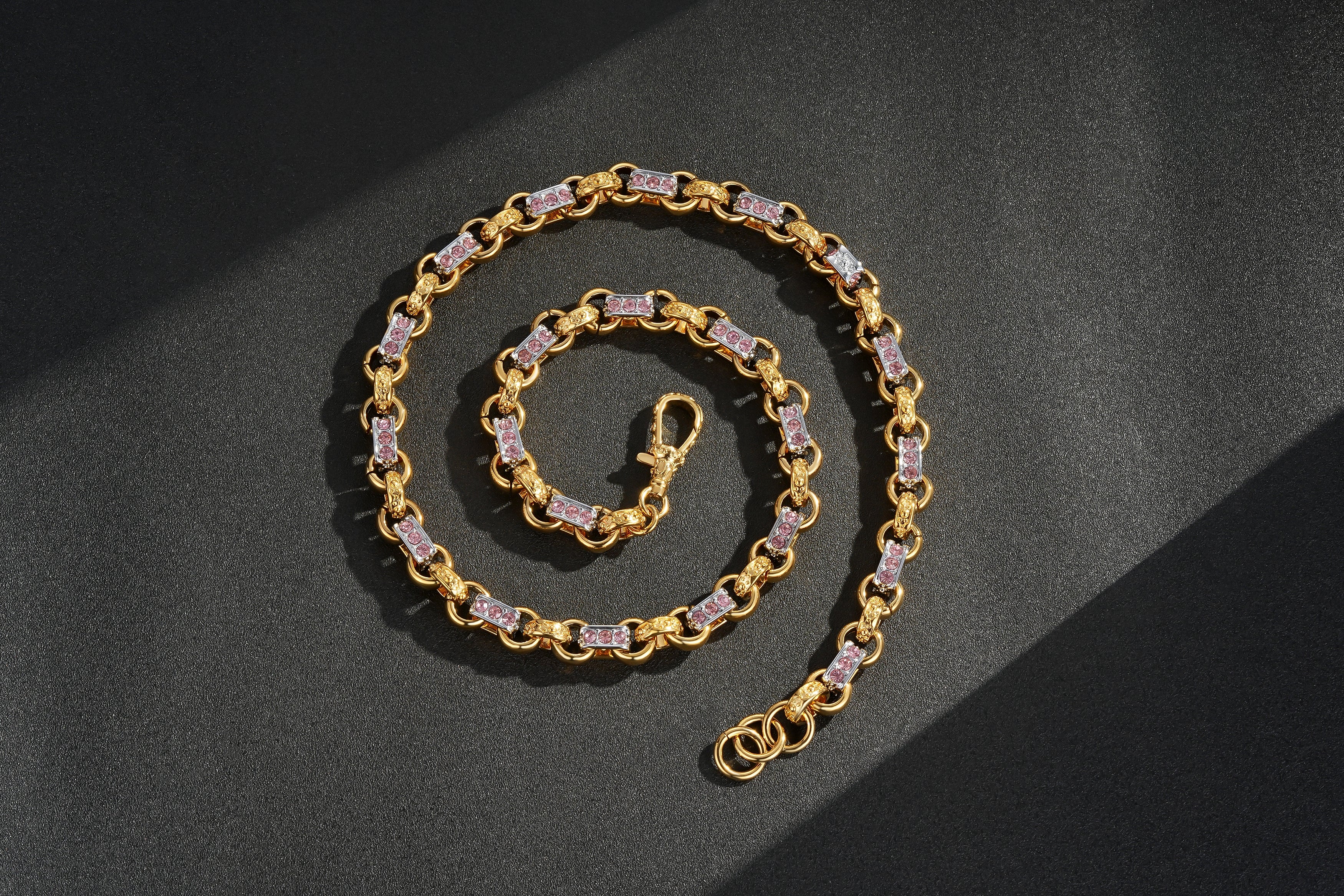 Two-Tone Gypsy Link Chain 10mm - Image 3