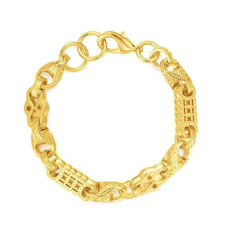 Gold Tulip x Stars and Bars Bracelet 12mm - Image 2