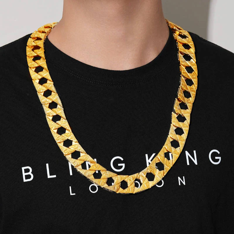 Gold Lizard Ornate Chaps Chain 26mm - Image 3