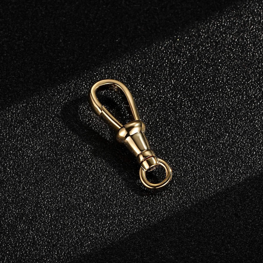 40mm Large Gold Smooth Albert Clasp - Clasp Only - Image 3
