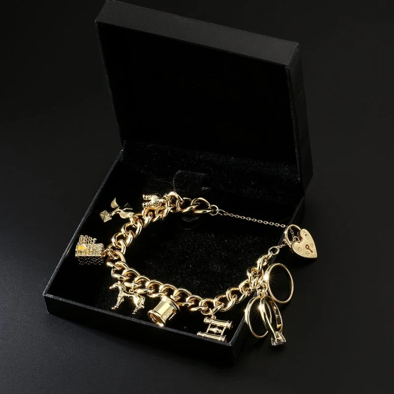 Gold Charm Bracelet Pets & Post - Image 2