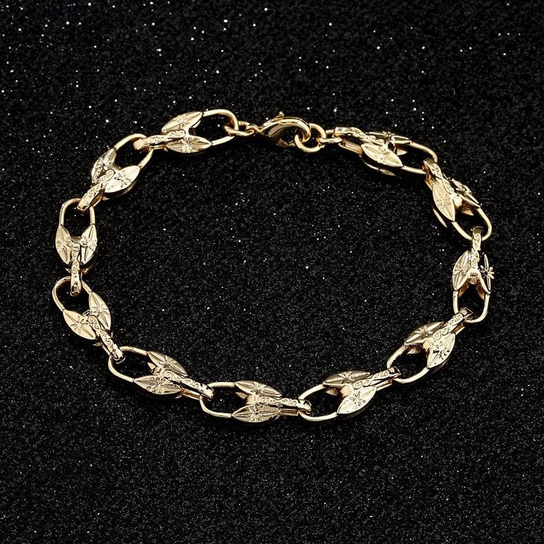 Gold Tulip Bracelet