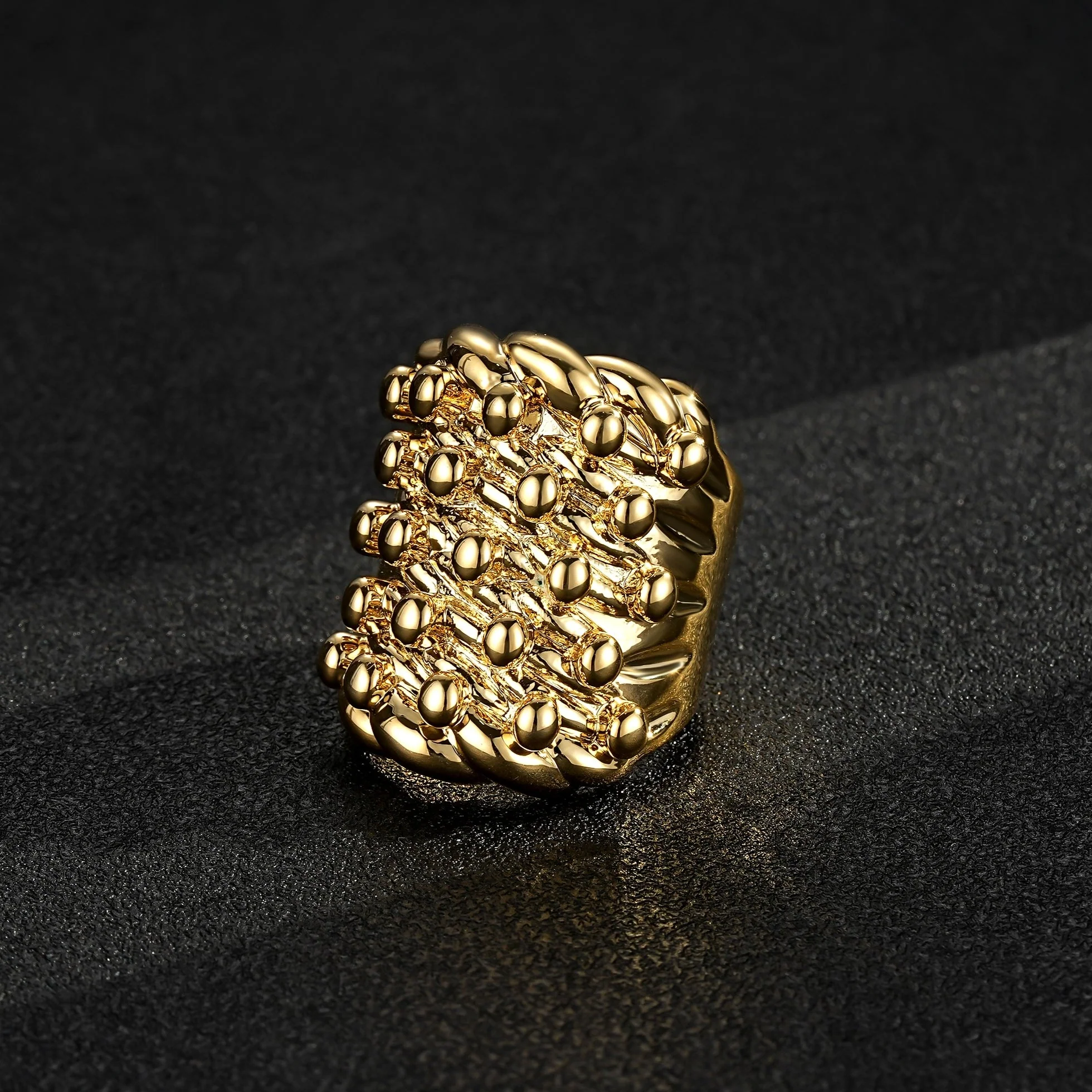 Gold XXXL Keeper Ring Heavy
