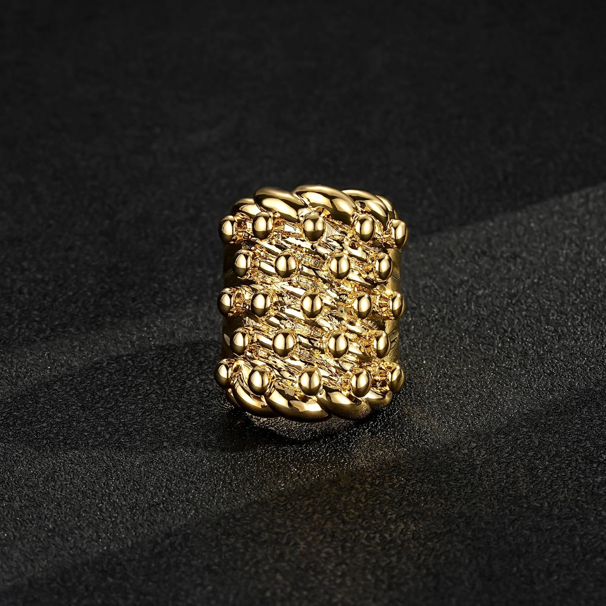 Gold XXXL Keeper Ring Heavy - Image 2
