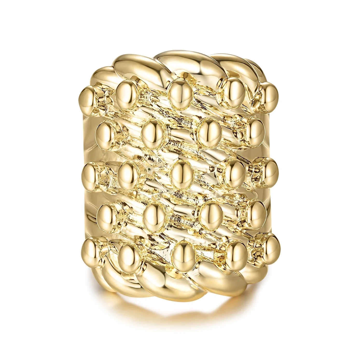 Gold XXXL Keeper Ring Heavy - Image 4