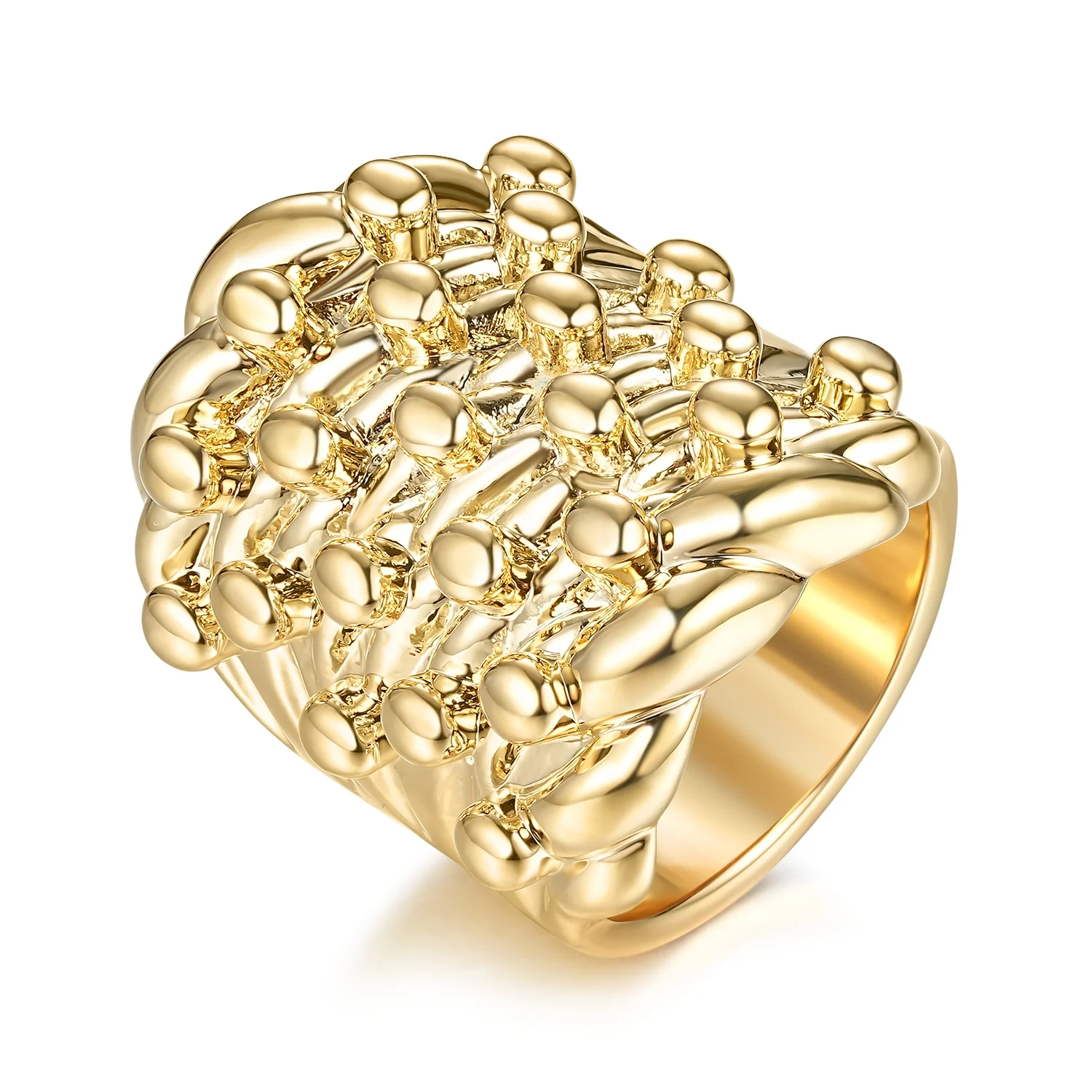 Gold XXXL Keeper Ring Heavy - Image 5