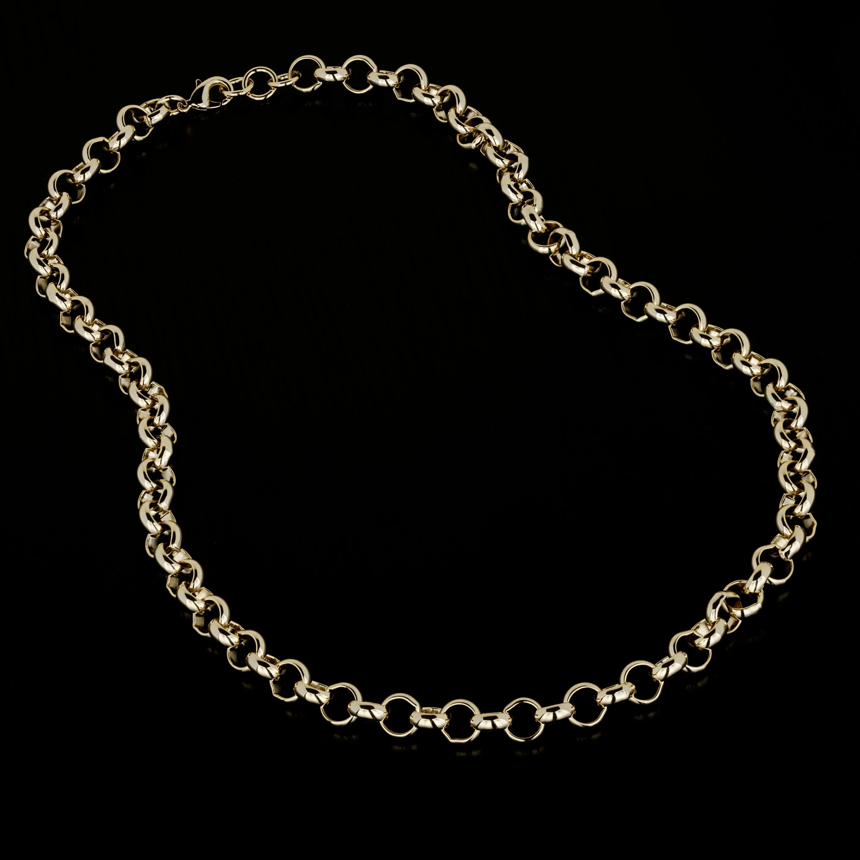 Gold Classic Belcher Chain 10mm - Image 2