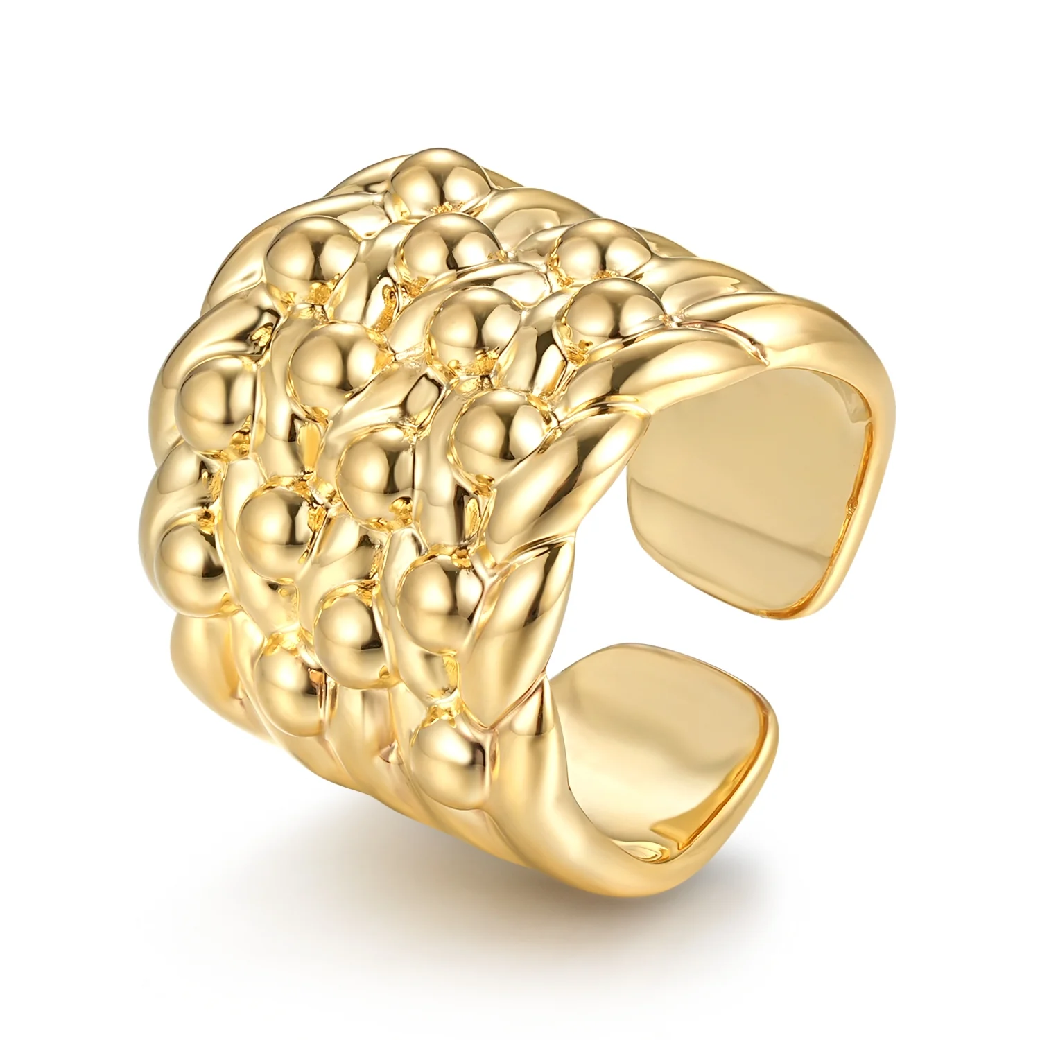 Gold XXL Keeper Ring - Image 4
