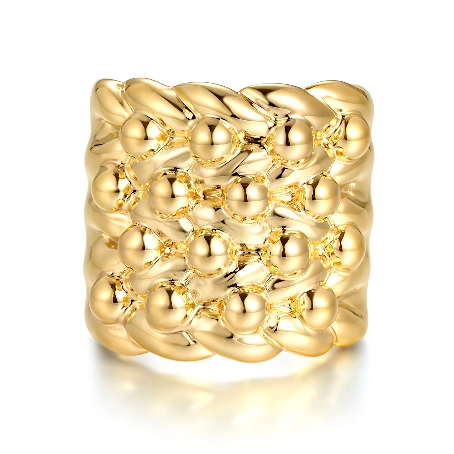 Gold XXL Keeper Ring - Image 5