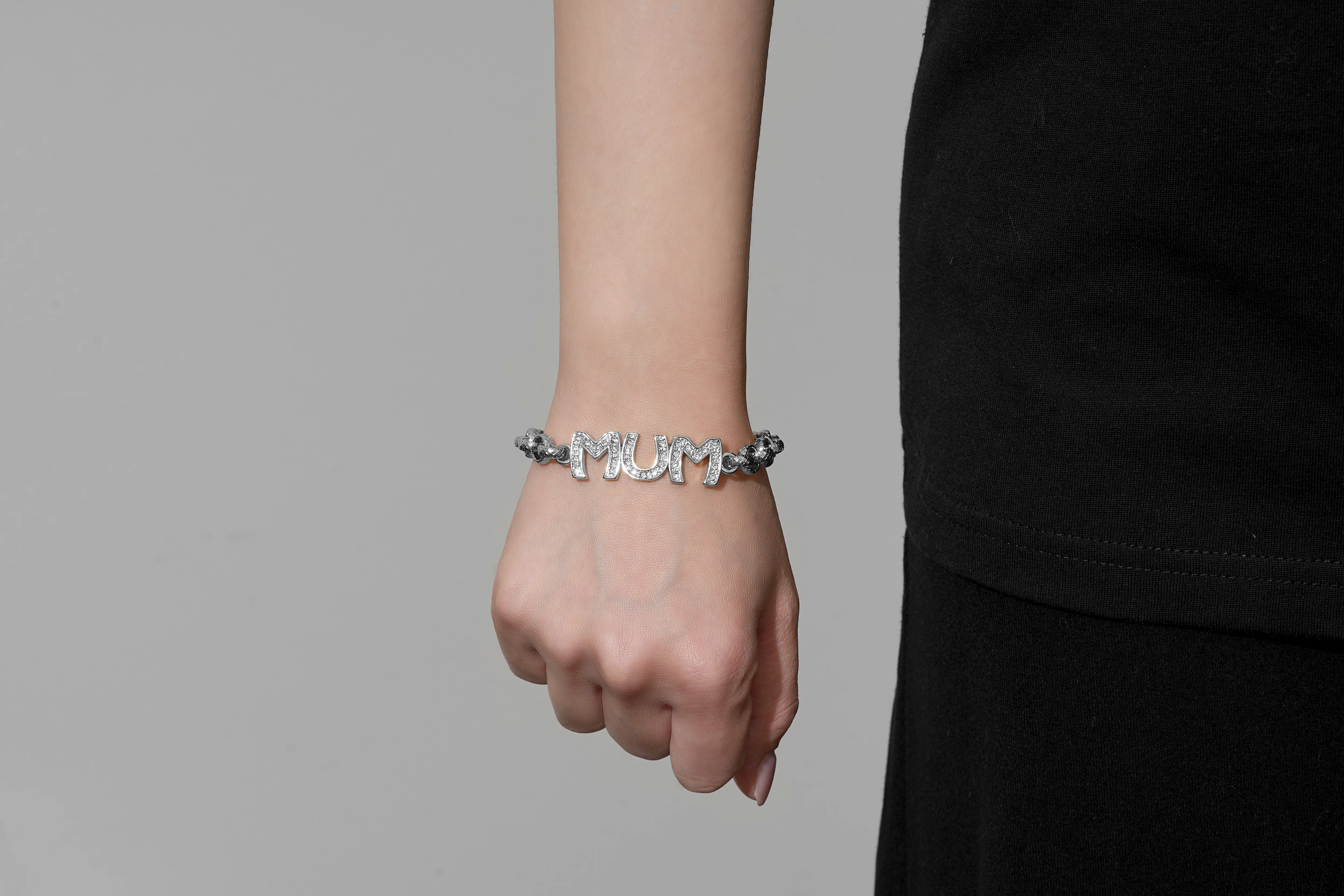 Silver Mum Belcher Bracelet - Image 2