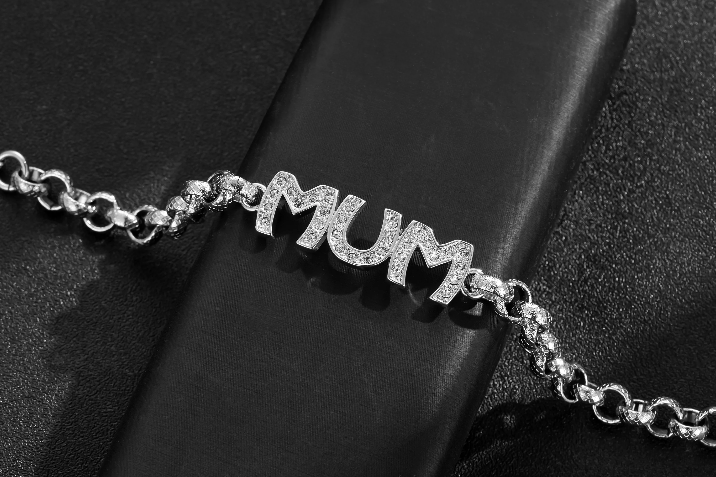Silver Mum Belcher Bracelet - Image 4