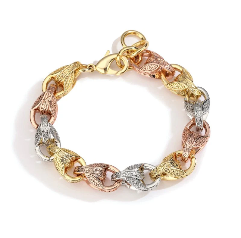 Tri-Colour 3D Tulip Bracelet 12mm - Image 3
